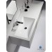 Fresca 52 inch Wall Mount High Gloss Modern Bathroom Vanity with Mirror and Faucet Ash Gray - B00Q46XY20